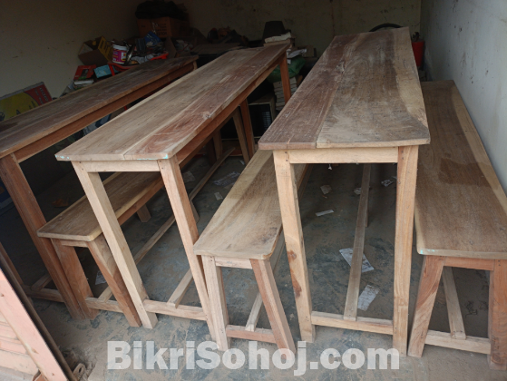 বেঞ্চ এবং টুল বিক্রি করা হবে